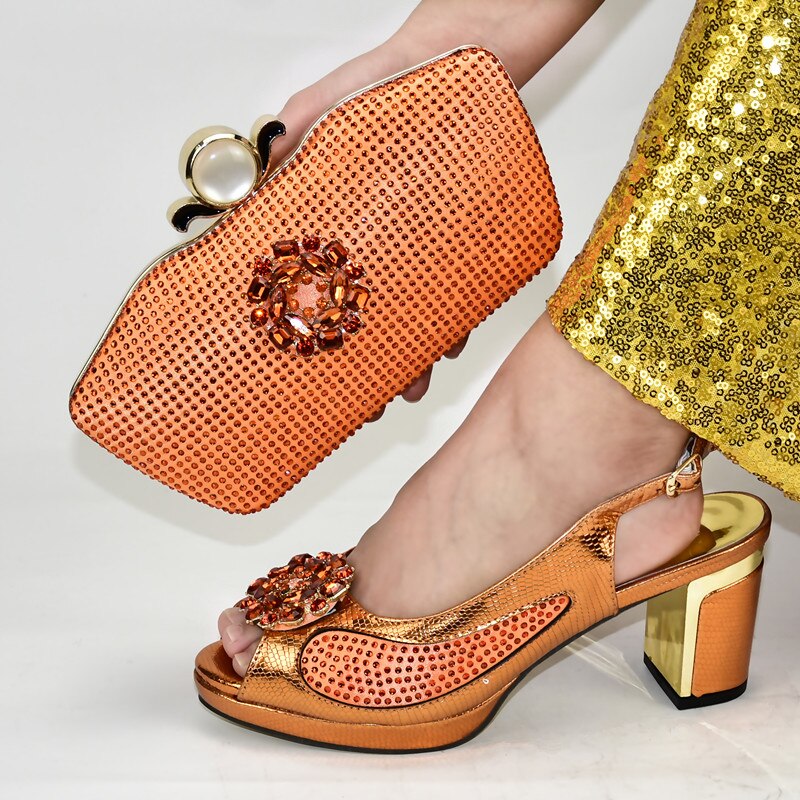 Latest Shoes and Bag Sets for Women Italian Shoes with Matching Bags for Wedding Italy Luxury Shoes Women