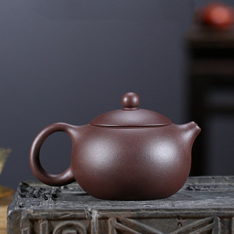 170ml Chinese Yixing Purple Clay Teapots Classic Xishi Tea Pot 188 Ball Hole Filter Kettle Master Handmade Zisha Teaware