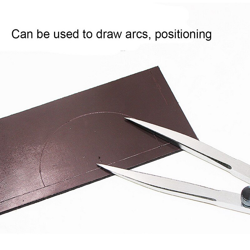 Divisor de alas de acero al carbono lápiz de marcado de compás-Círculo fabricante garabato ajustable para artesano estudiante de arquitectura