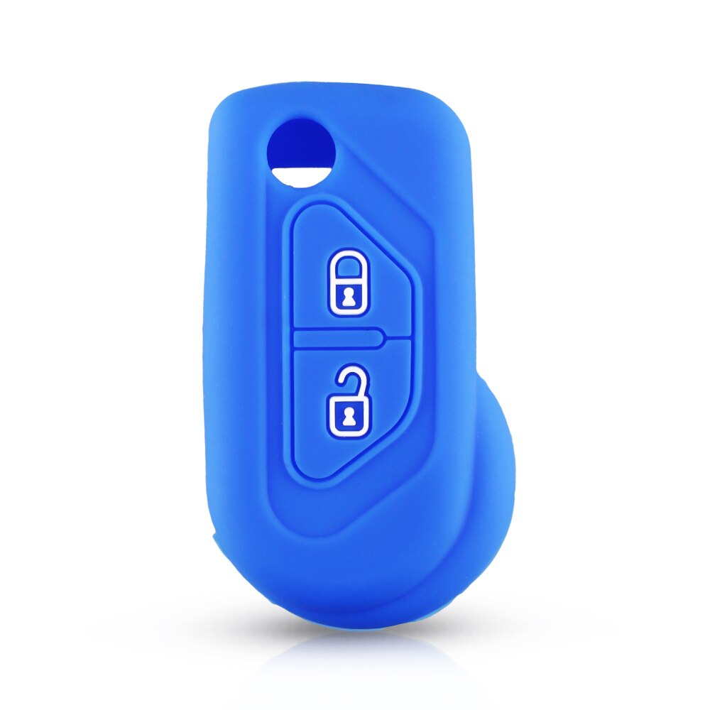 Dandkey 2 Buttons Silicone Car Remote Flip Key Fob Shell Cover Case For Citroen DS3 Skin HU83 Blade Older Protector
