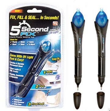Herramienta de reparación de luz UV con pegamento, compuesto de soldadura de plástico líquido, superalimentado, 5 segundos, 1 Uds.