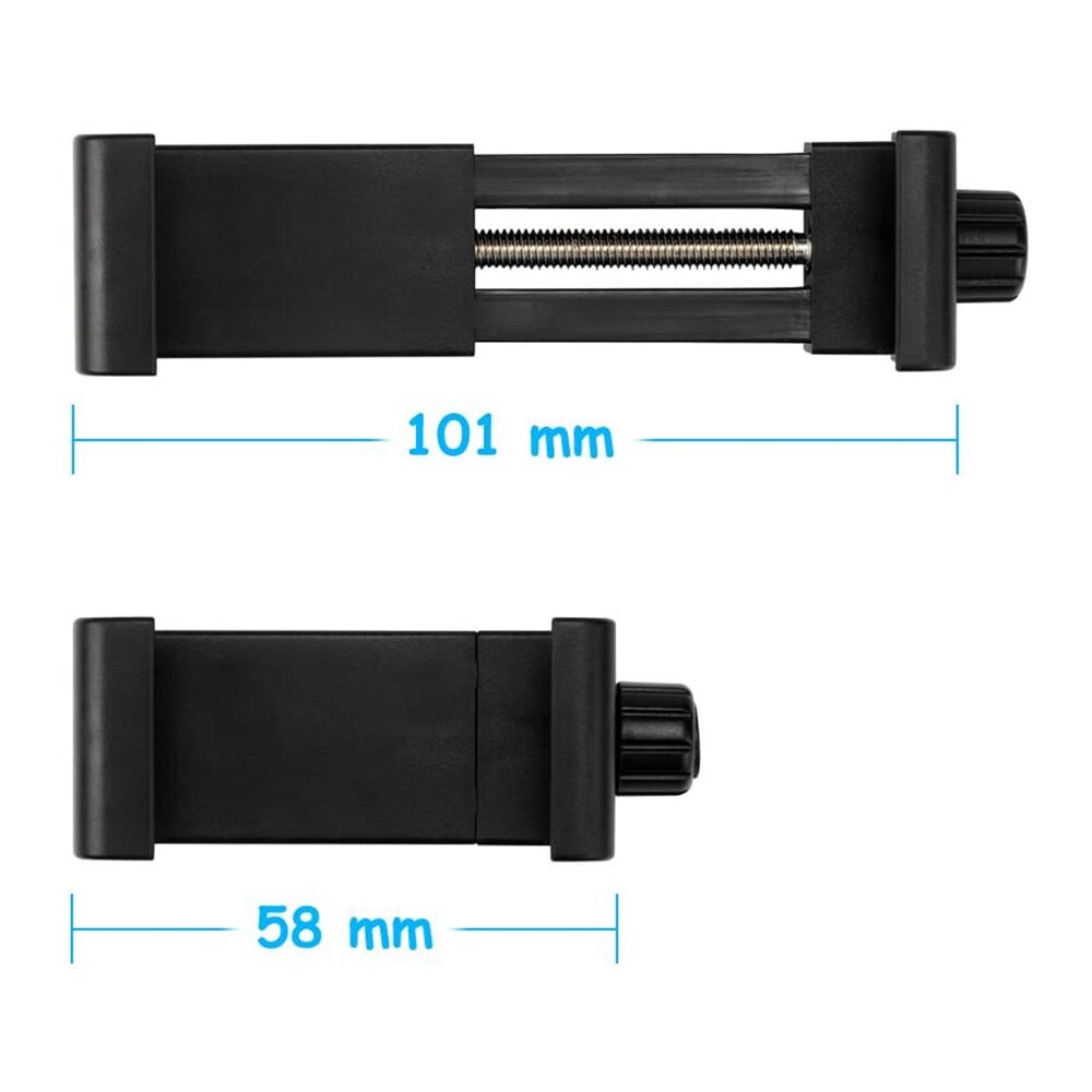 Phone Holder Stand 360 Degree Clip Support For Cell Phone Smartphone Tripod Mount Compatible With All 1/4 Screw Adapter