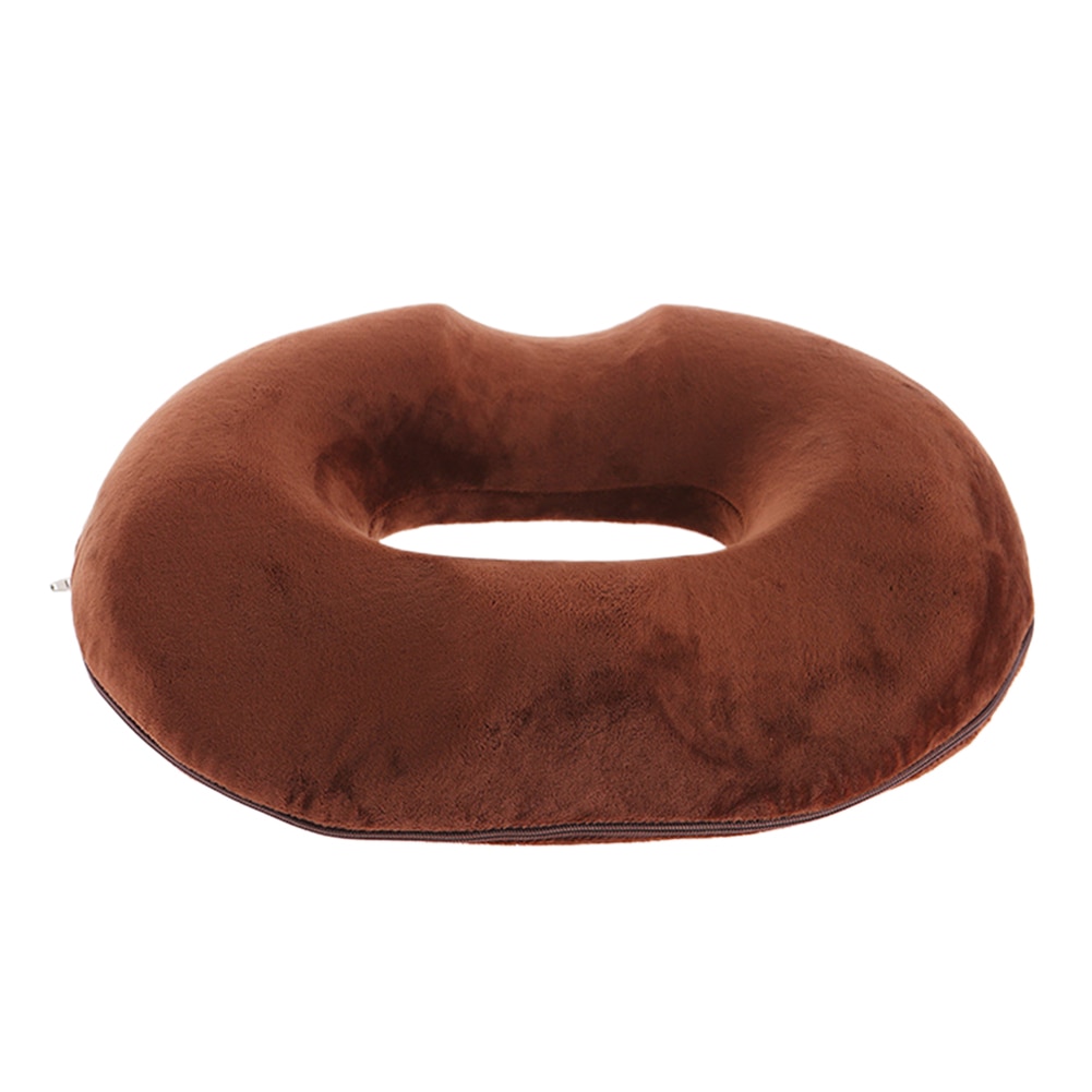Tailbone Pain Hollowed Out High Density PU Foam Donuts Shape Shaping Seat Cushion Hemorrhoid Treat Sciatica Relief Hip Up