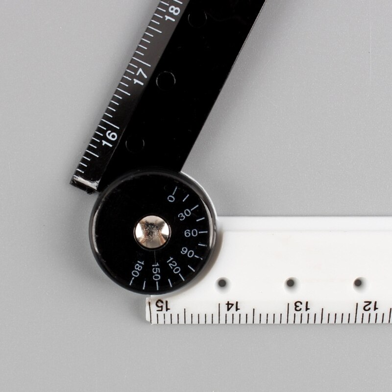 White &amp; Black Ruler 30cm DIY Drawing Rulers Folding Ruler Drawing Ruler Measuring Tool School Office Students Use