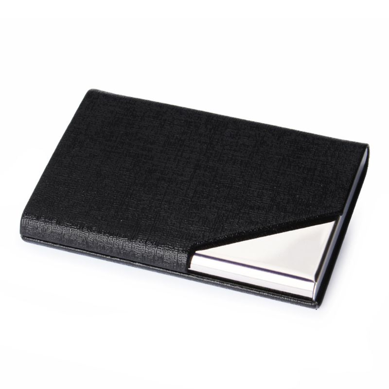 Profesjonalne metalowe etui na wizytówki, przenośny wizytownik na karty biznesowe.