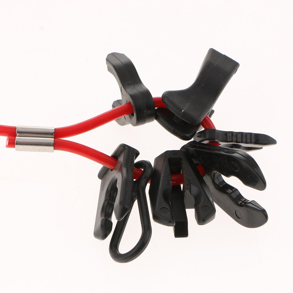 Boat Outboard Emergency Stop Kill Switch Key Set with Lanyard for Johnson, Evinrude, Yamaha Universal (Red)