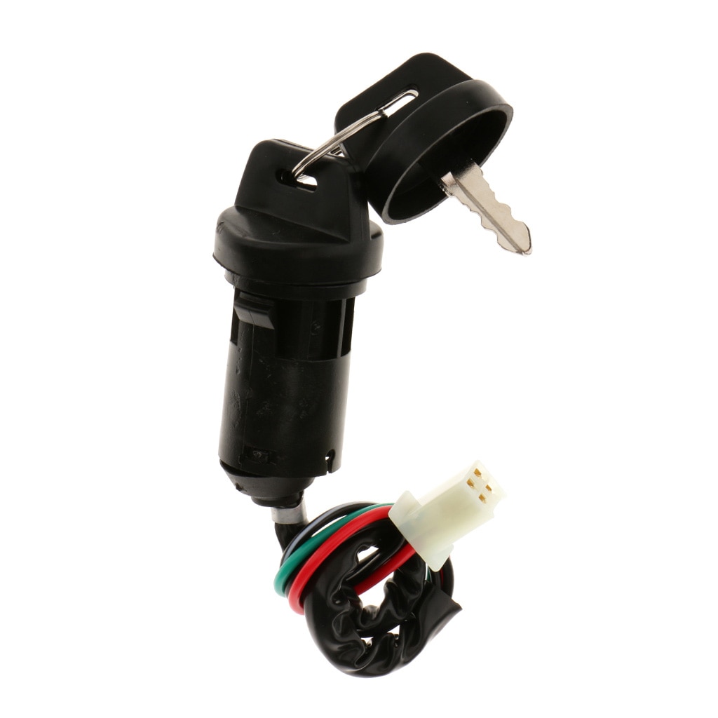 Waterproof Ignition Switch Lock With Key For 90cc 110cc 125cc 150cc 200cc 250cc ATV For Vehicle Electric Motorcycle