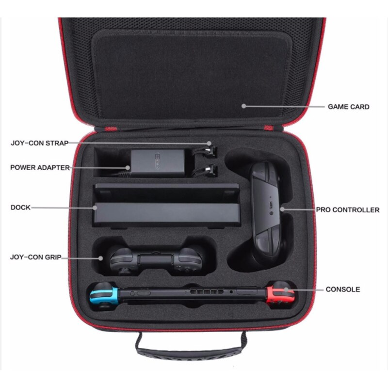 mod-X ciężka torba robić przenoszenia torba na przełącznik robić Nintendo torba na konsolę Nintendo przełącznik NS twardy Nintendoswitch