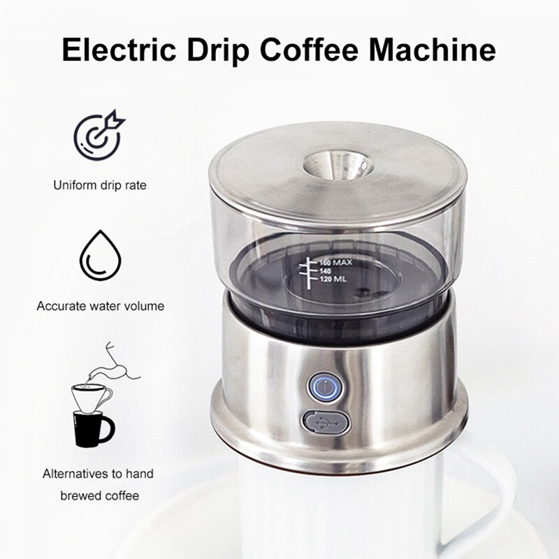 Mini Drip Coffee Pot Portable Drip Coffee Maker Home Use Espresso Machine Coffee Brewer Automatic Coffee Machine