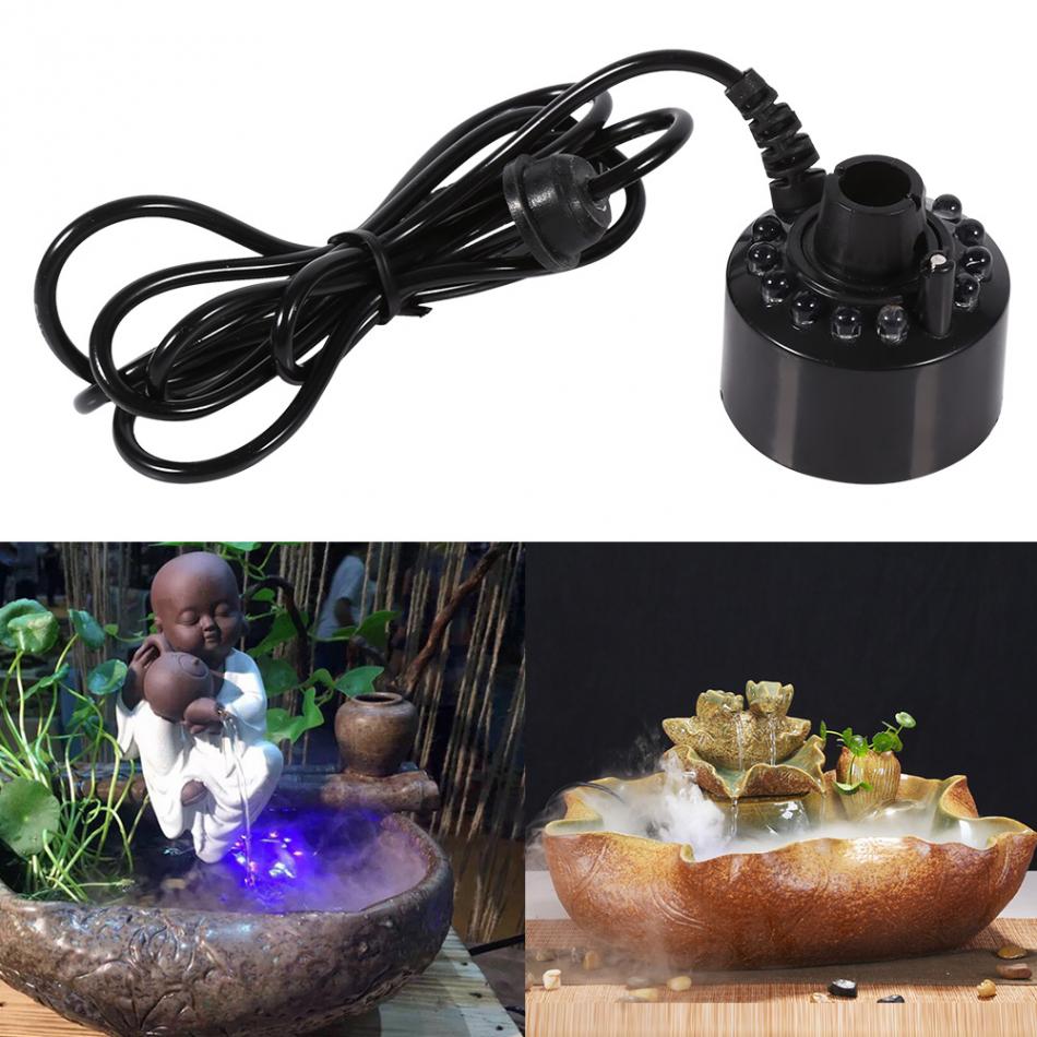 24V Kleur Veranderende Luchtbevochtiger Ultrasone Mist Maker Water Vijver Verstuiver Luchtbevochtigers 12 LED