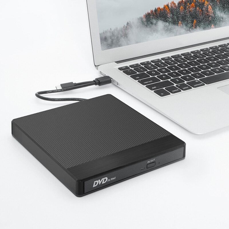 Usb Externe Optische Drive Dvd Brander Met Hub Cd (24X) Dvd (8X) disc Lezen En Brander Computer Mobiele Optische Drive