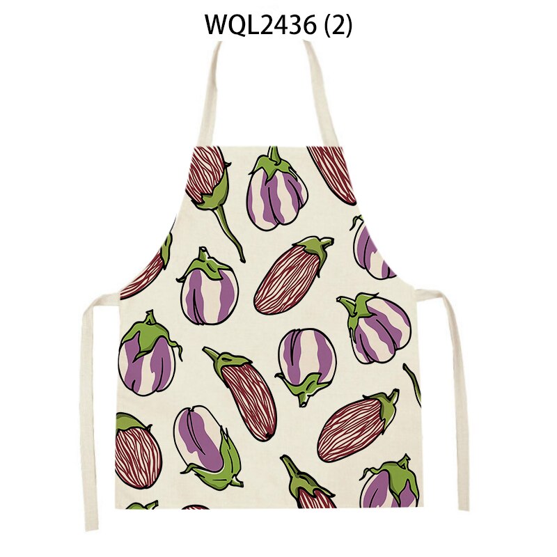 Fresh Vegetables Tomatoes Carrots Adult Kids Bib Family Cooking Bakery Shop Cleaning Apron Kitchen Accessories 68*55 Cm Delantal: 38x47cm Kid Size / WQL2436-2