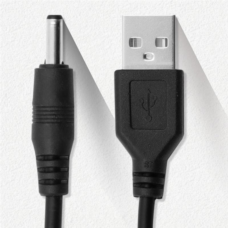 Cable de alimentación USB 2,0 macho A 3,5x1,35mm 3,5mm macho conector de barril DC 5V Cable de alimentación Cable adaptador-cargador * 3,5*1,35mm