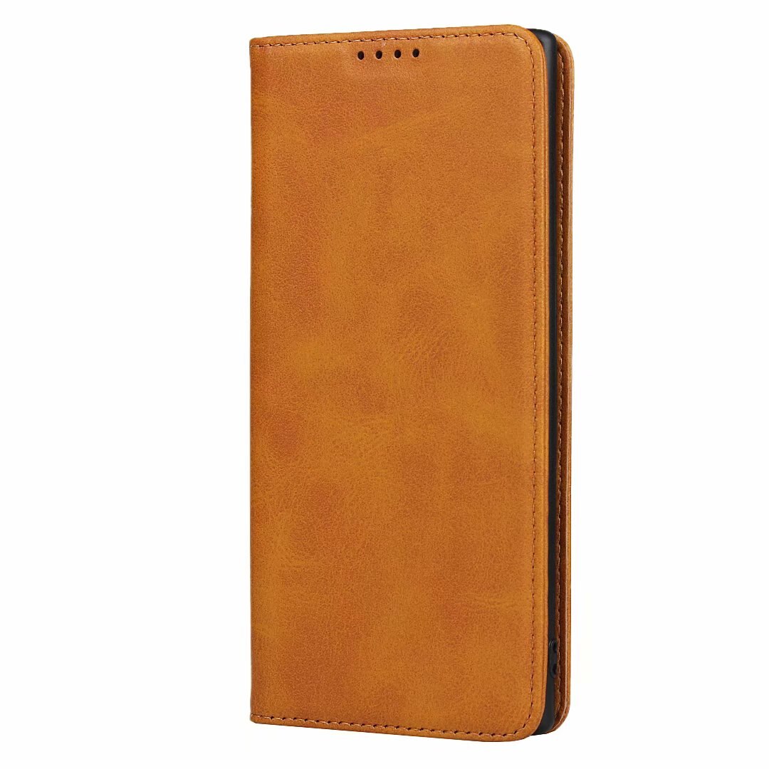 Capa de couro para samsung galaxy note 10 note10 plus 5g flip caso titular do cartão coldre atração magnética capa caso carteira: Note 10 5G / Yellow