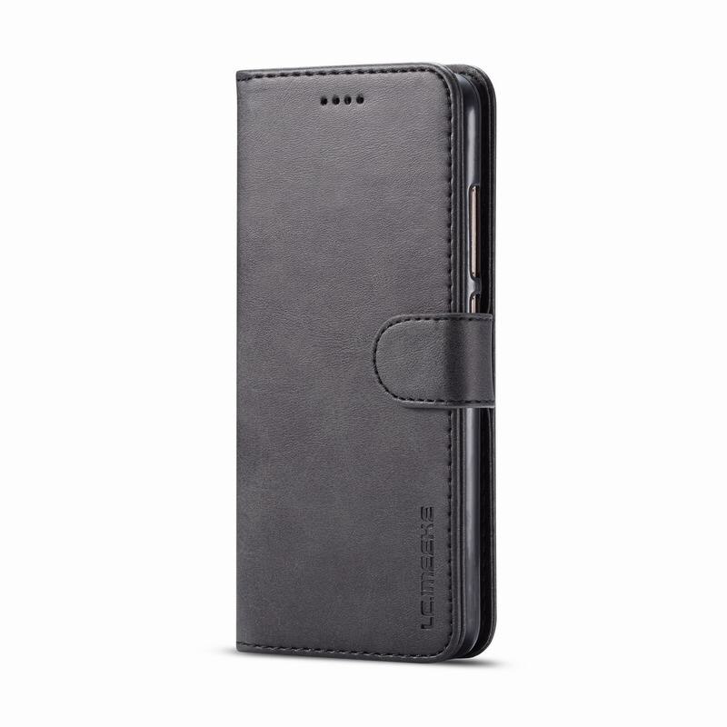 Gevallen Voor Samsung Galaxy A40 S Cover Case Luxe Magneet Flip Stand Zakelijke Portemonnee Lederen Telefoon Tas Voor Samsung Een 40 A40S Coque: For A40S / Black