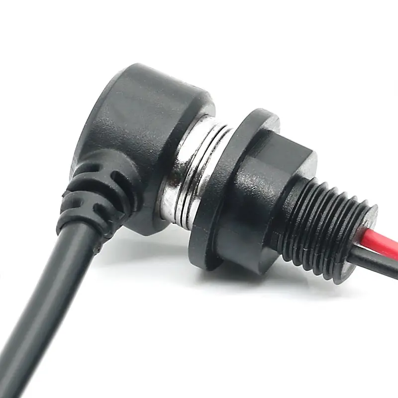 DC-15A-CX con línea de conector magnético, terminales impermeables, cable de alimentación de carga de 1,2 M, contactos magnéticos, enchufe macho hembra