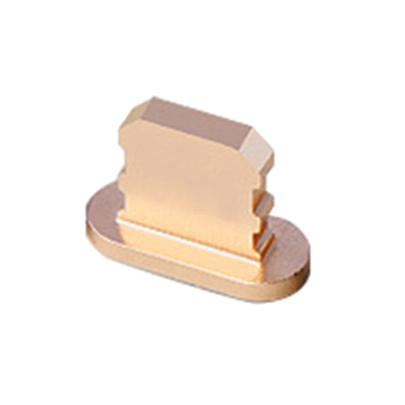 Metal Phone Dust Plug USB Anti Dust Plug for iPhone 11/11 Pro Max/SE/XR Protects Devices from Dirt Grime Fits Perfectly: Gold