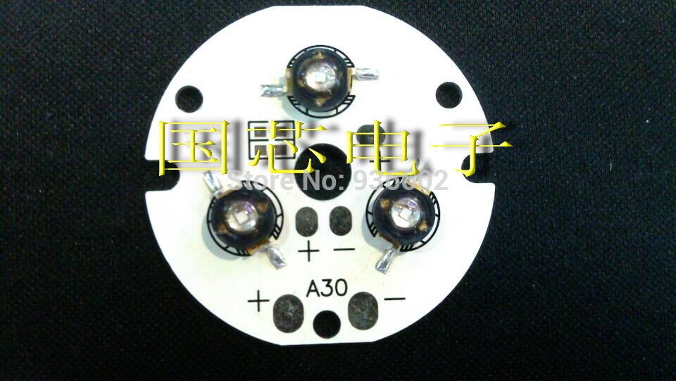 Edison High Power LED 3*1W Blue LED combination module EMCB-A30000C