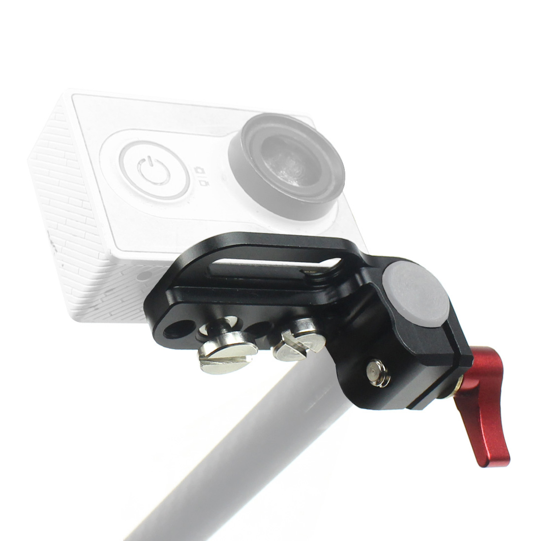 Feichao 15mm Rail Clamp Mount Tube Rod Clamp Mounting Adapter Board w/ 1/4" 3/8" Mount Screw Mount Hole for Monitor DSLR Camera