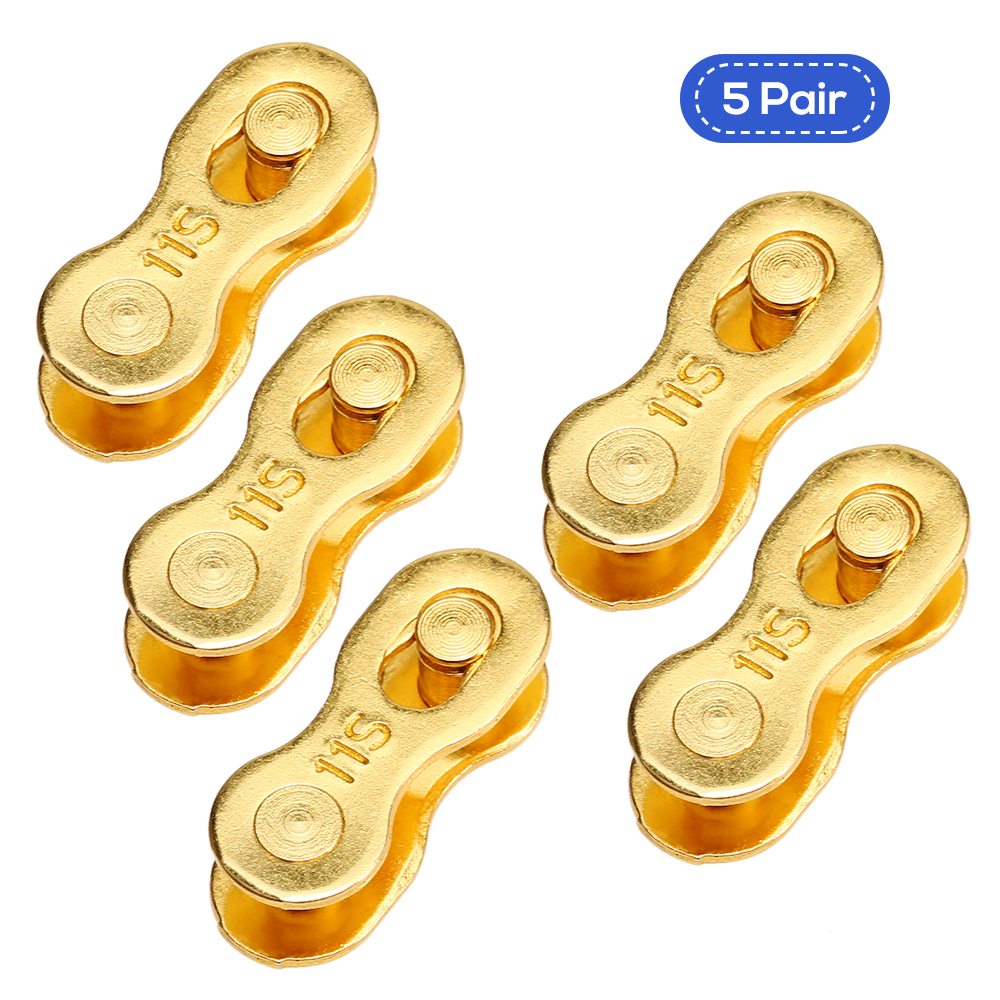 1 Paar/5 Paar Bike Chain Link Fietsketting Reparatie Tool Fiets Missing Link Bike Chain Connector 6- 8 S/9 S/10 S/11 S: 5 pair 11S