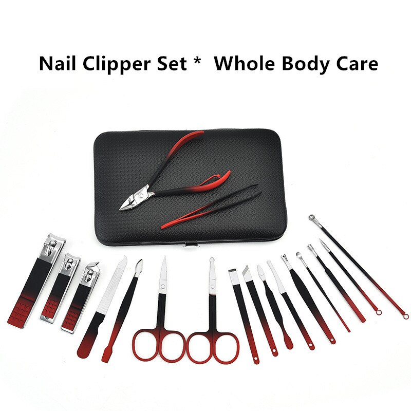Manicure Pedicure Set Nail Cutter Pedicure Scissor Kits Nail Clipper Machine Fingernail Trimmer Manicure Tool Set