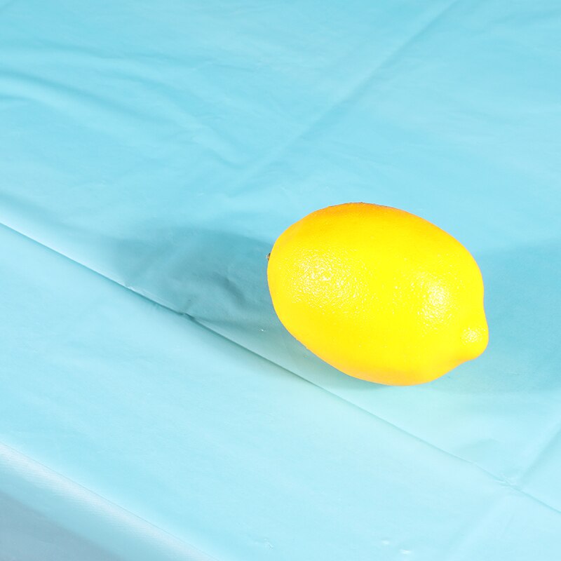 D & Z Einweg PE Tischdecke Licht Blau 1pc Hochzeit Geburtstag Party Wasserdicht Schreibtisch Tuch
