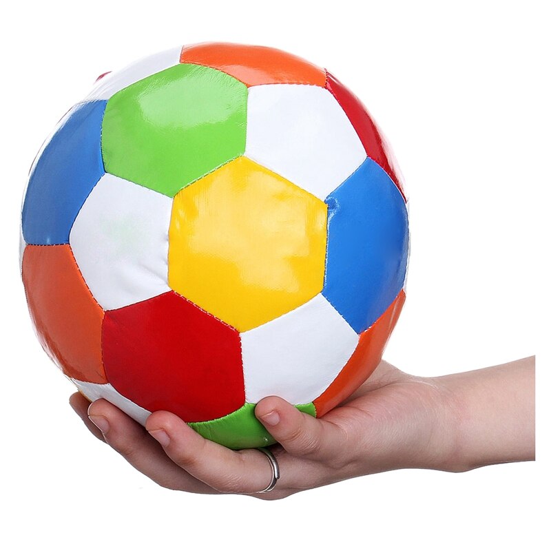1pc 14.4cm Soft Indoor PVC Surface Football Soccer Play Ball Toy