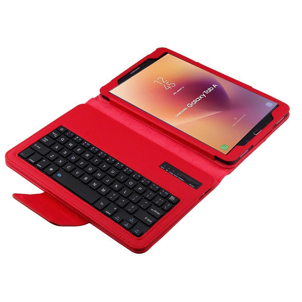 Wireless Bluetooth Keyboard Leather Case Cover Voor Samsung Galaxy Tab Een 8.0 T380 T385 SM-T380 SM-T385 Funda