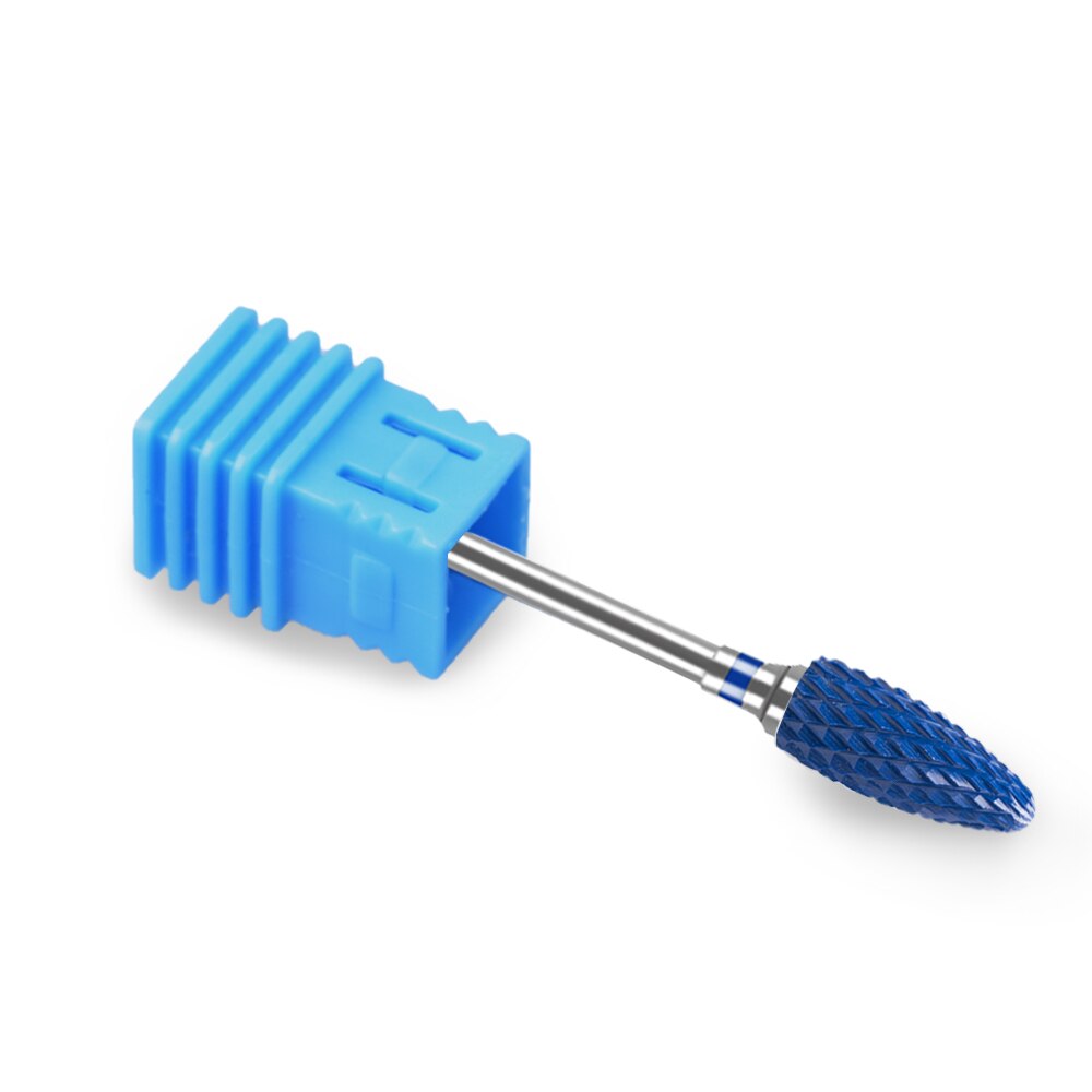 Bleu typhon céramique clou foret rotatif fraise à ongles manucure pédicure perceuse Machine accessoire: M