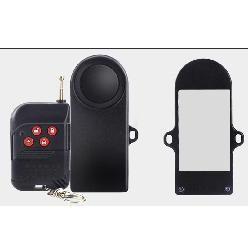 Bike Alarm Security Anti-Theft Alarm Vibration Sensing with Remote Control IP55 Waterproof