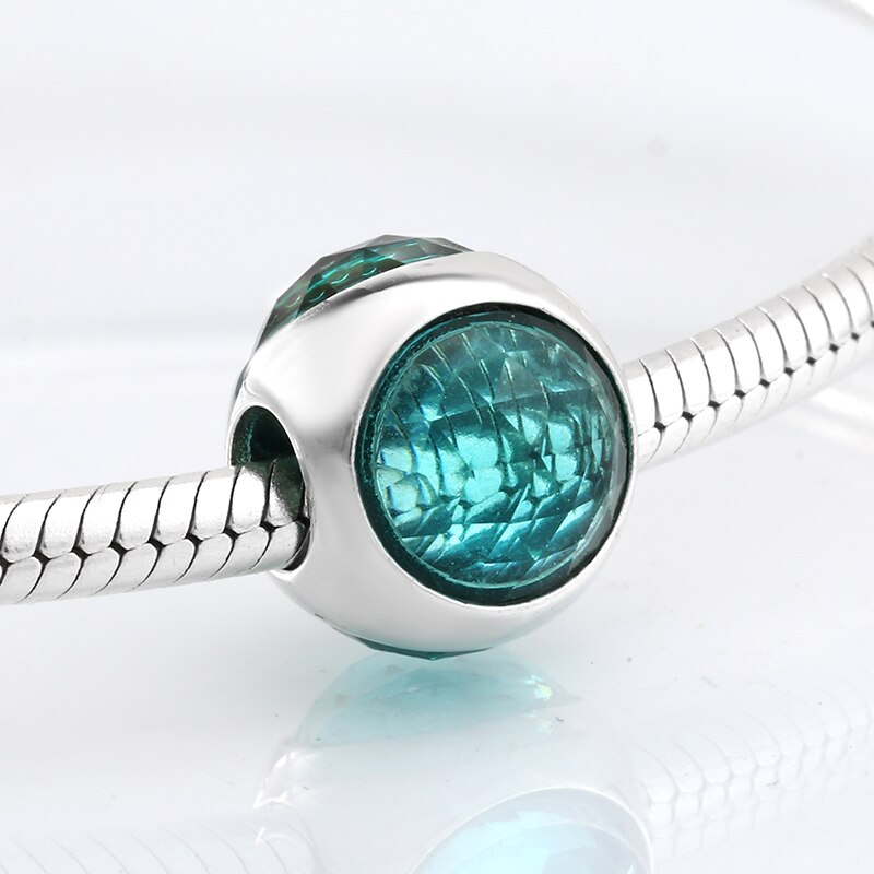 925 Sterling Silber licht grün zirkon perlen frauen zubehör trendy Fit Original JIUHAO Charme Armband Schmuck machen