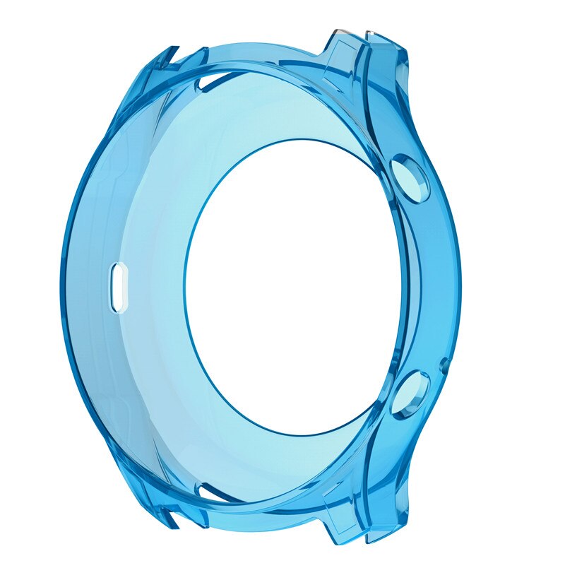 Funda de silicona TPU blanda para reloj, funda protectora clásica para Samsung Gear S3, funda protectora: Azul