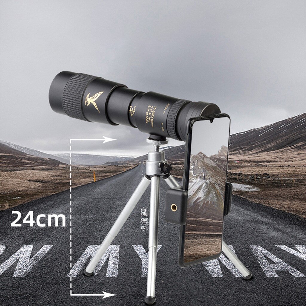 4K 10-300X30mm Super Tele Zoom Monoculaire Telescoop Draagbare Universele Professionele Camping Sport Monoculaire # G4