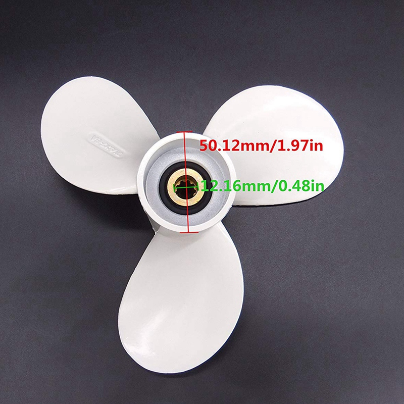 Yamaha Outboard Propeller 3X7-1/2X7 – Old Shear Pin Type  6E0 45943 00 El For 4hp 5hp Engines