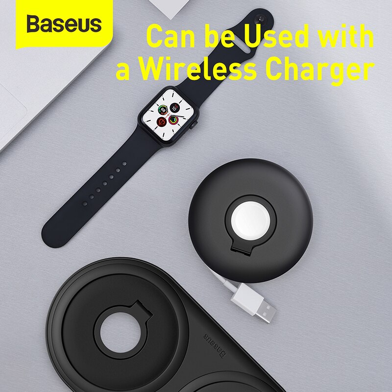 Baseus Cable Organizer Storage Charge Stand Holder for iP Watch Watch Cable Holder Cable Winder for iP Watch 5 4 3 2 1 38mm-44mm