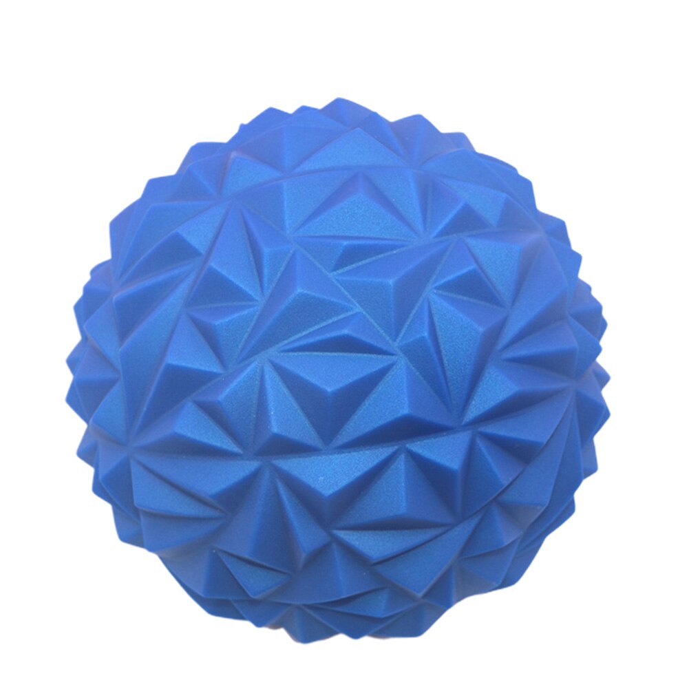 Pvc sensorisk integration halvkugle fitness indendørs stepping stone legetøj balance udendørs træning fod spil spiky massage yoga bold: Blå