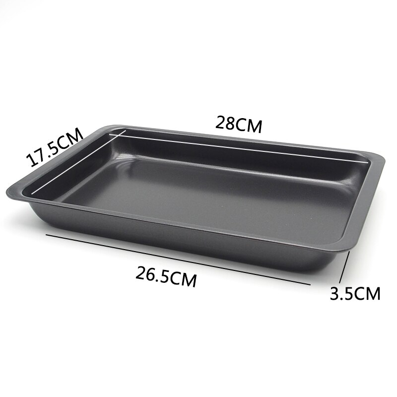 11-inch rectangular bake pan grilled chicken wings wide bread tray cake plate Cake Mold Non-Stick Bakeware tool