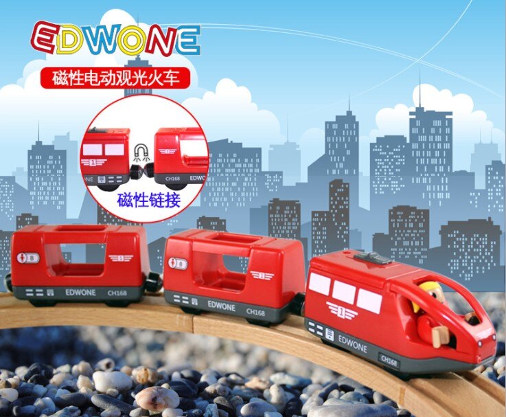 Edwone Allerlei Elektrische Trein Magnetische Auto Track Railway Accessoires Educatief Diy Originele Speelgoed Voor Kinderen: EL18