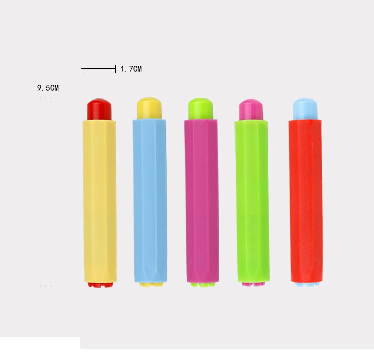 Mungyo – stylo de couleur sans poussière et non toxique, stylo de couleur dédié aux étudiants, aux enseignants et au bureau: Full set of 5 colors