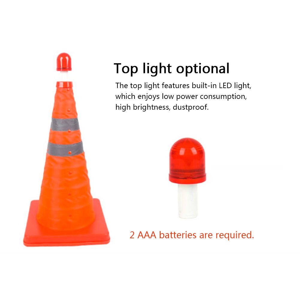Telescopic Traffic Reflective Cone Car Warning Sign Roadblock Roadside Emergency Triangular Safety Sign Export