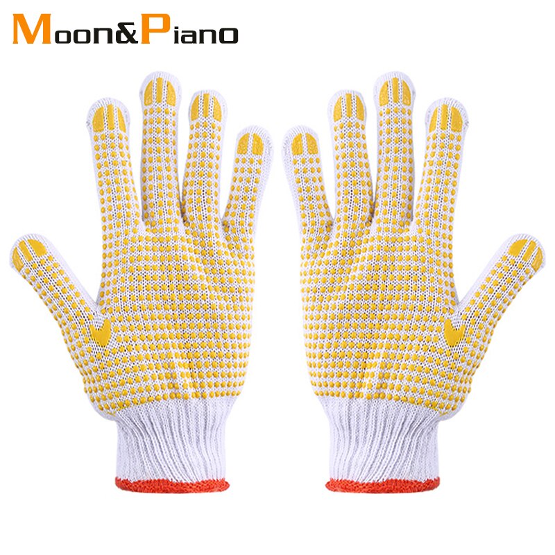 Guantes de trabajo resistentes al desgaste para trabajadores, protección de seguridad para construcción, multifunción, a prueba de Cortes, antivibración, 1 par