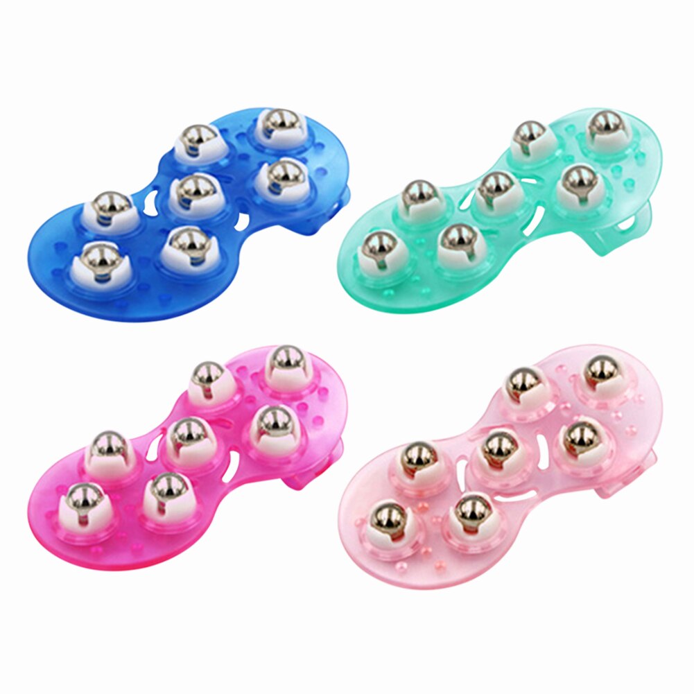 7 ballen kralen handzame lichaamsmassage handschoen ontspannende anti-cellulitis afslankende massager sport volledige lichaamsspiermassager