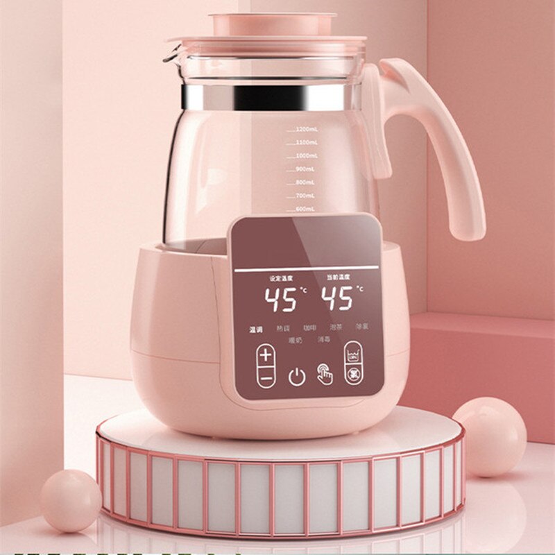 Melk Dispenser Thermostaat Glas Warm Water Fles Intelligente Automatische Baby Melkpoeder Boiler Isolatie Melk Warmer
