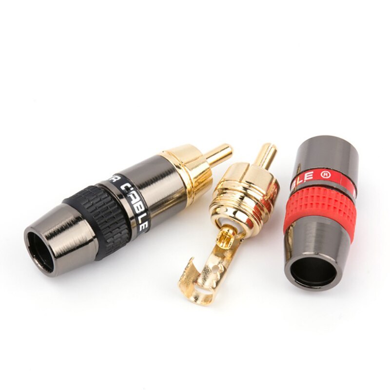 Monster Banana Plug 24K Gold Plated Pure Copper Speaker Adapter Speaker Plugs
