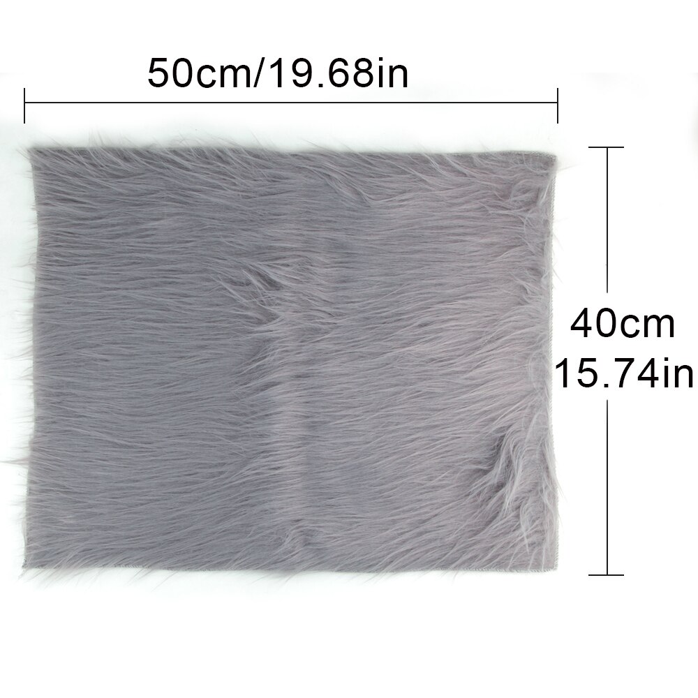 Nail Mat Soft Fur 40*50CM Nail Photo Background Practice Cushion Foldable Hand Rest Pad White/Grey/Pink/Black Nail Equipment