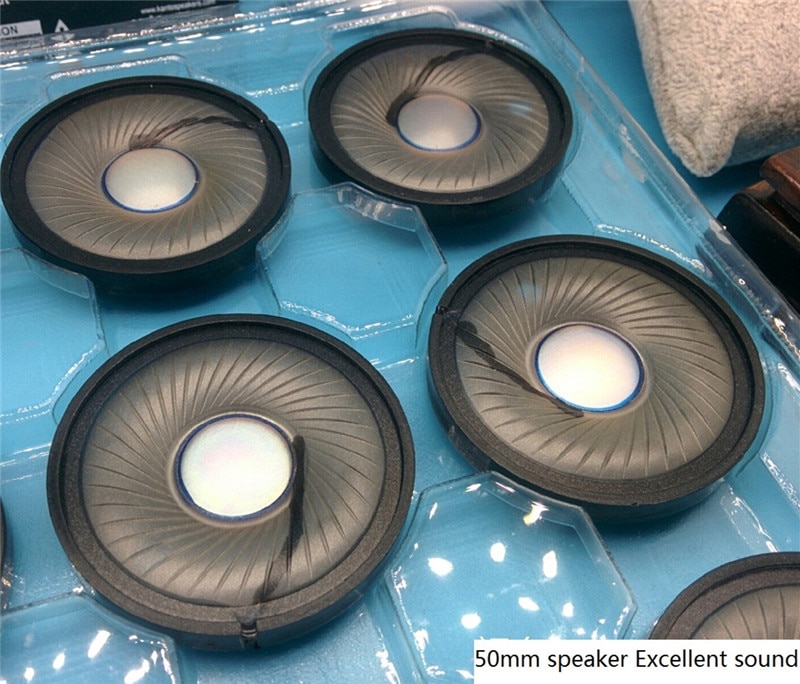 Nueva unidad de altavoz de 50mm para auriculares DIY excelente sonido diafragma de grafeno sonido claro de voz sonido de graves profundos altamente recomendado