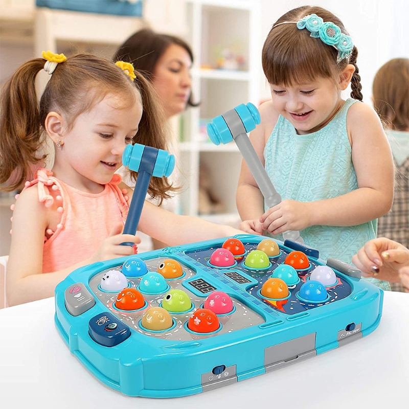 Whack A taupe – jeu amusant, jouet de frappe en PK avec son et lumière, interactif, éducatif et de développement pour enfants