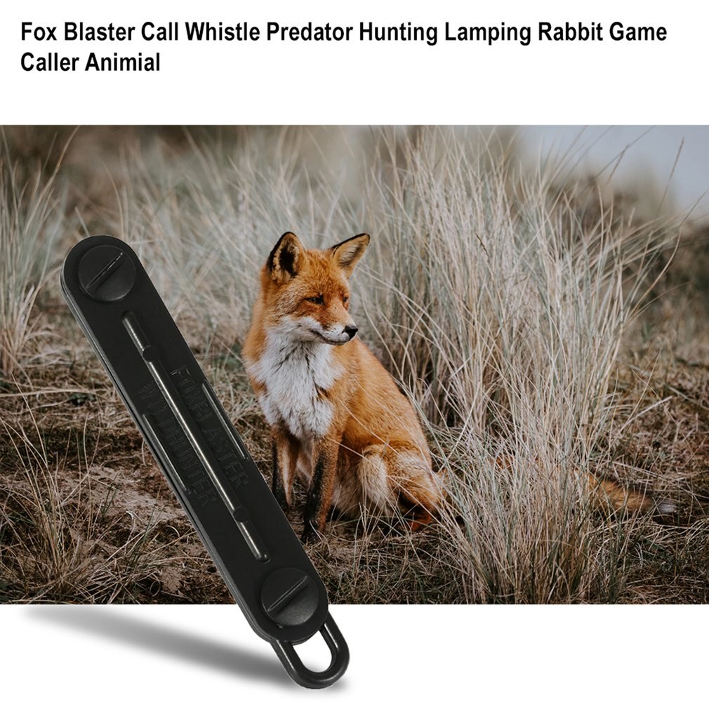 1 pc ao ar livre raposa para baixo raposa blaster chamada apito predador caça ferramentas de acampamento chamando coelho jogo chamador animal transporte da gota