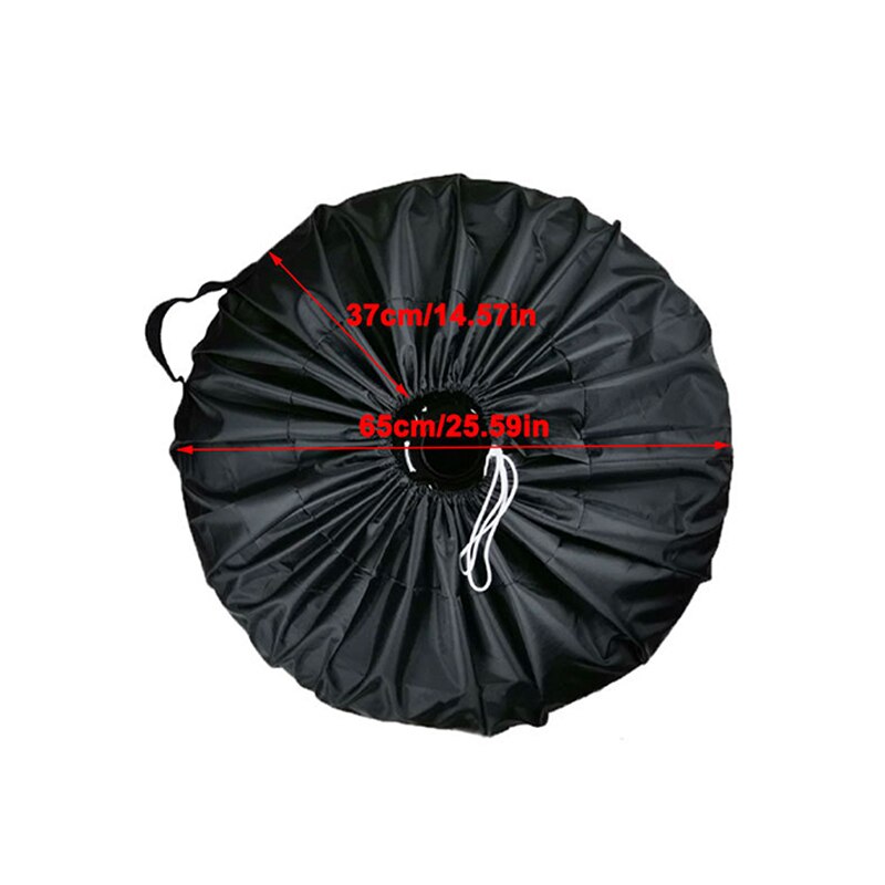 210D Universal Spare Wheel Tire Cover SUV Car Tire 65*37cm Cover Spare Tire Wheel Bag Spare Storage Bag Oxford Bag Protector