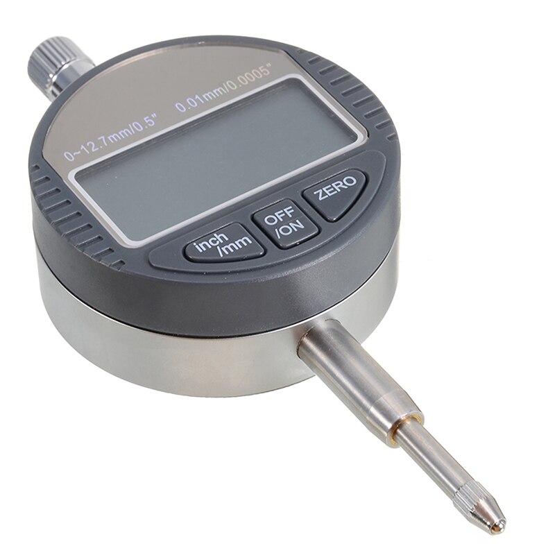 Digital Dial Gauge 0-12.7mm Depth Gauge 1.5V Horizontal Digital Indicator Gauge For Engineering Measurement Layout Tools